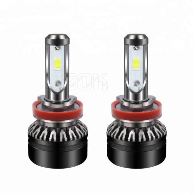 China Super Bright D6 60W 10000LM H8/H3/H1/H11/9005/9006 LED Bulb Car Headlight Led Bulbs CSP CHIPS Auto Headlamp D6-H8 for sale