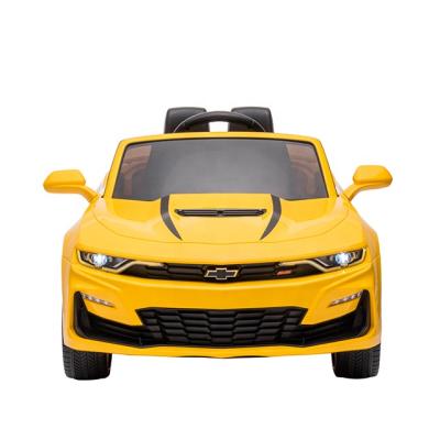 China Ride On 2021 New Arrival Licensed Chevrolet Camaro Toy 2SS Kids Electric Car Ride On 12V for sale