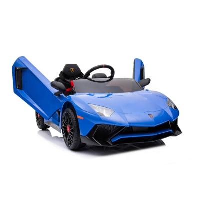 China With Licensed MP3 2021 Lamborghini Cool Kids Electric Car Baby 12v Ride On Toy Car For Child for sale