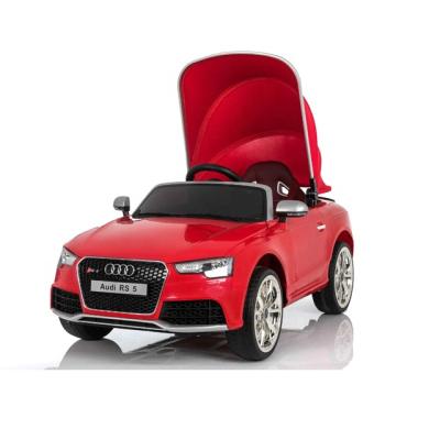 China Multifunctional steering wheel with music effects authorized Audi RS5 kids electric car baby car12v battery power wheel ride on cars for sale