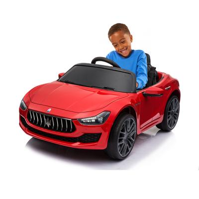 China With Shock Absorber Licensed Maserati Ride On Baby Cars Car For Kids Electric Toy 12v Electric Cars For Kids To Drive for sale