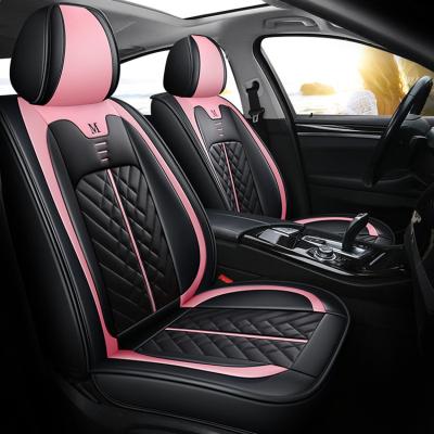 China Business / Universal Hot-selling Luxury Car Seat Covers Pink Universal Four-Season for sale