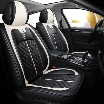 China Leather Business/Luxury Cushion Car Seat Covers Universal Leather Factory Supply for sale