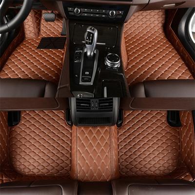 China Branded Personalized Sublimation Printed Logo Waterproof Custom Car Floor Mats for sale