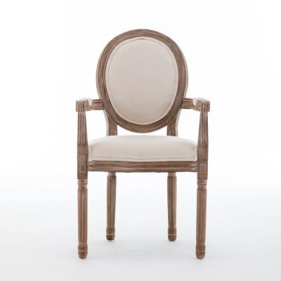 China Stable classic style good quality high back armchair for dining room for sale