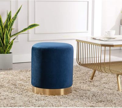 China Best Quality Nordic Convertible Lounge Ottoman Ottoman Fabric Stool Drop Boat for sale