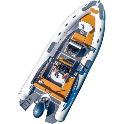 China Leisure China Liya RIB 660 new hypalon 22feet rigid inflatable rib boat for fishing for sale