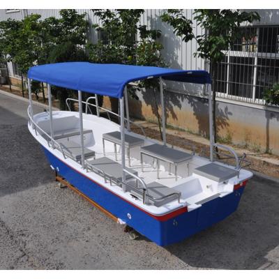 China Liya SW580B Fiberglass Passenger Speed ​​Boat Aplet Sightseeing/Water Taxi/Fishing/Fishing Boat Passenger Ferry Boat for sale