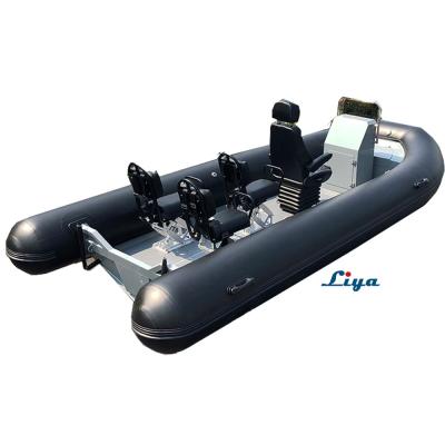 China Liya 3.3m Leisure Aluminum 11ft Open Rib Boat Sports Floor Speed ​​Boat for sale