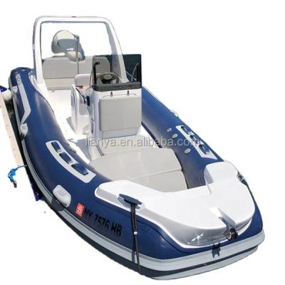 China 1.2mm PVC/Orca Hypalon Liya 17ft Luxury Rib Boat Fiberglass Boat 5.2m Speed ​​Boat for sale