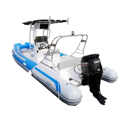 China Hot sale 6.2m RIB boat 20ft luxury liya Hypalon/PVC boats series inflatable boat for sale