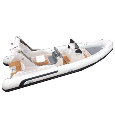 China Firbergalss China Liya 7.5m Rigid Hull Inflatable Lifeboat RIB Boats For Sale for sale