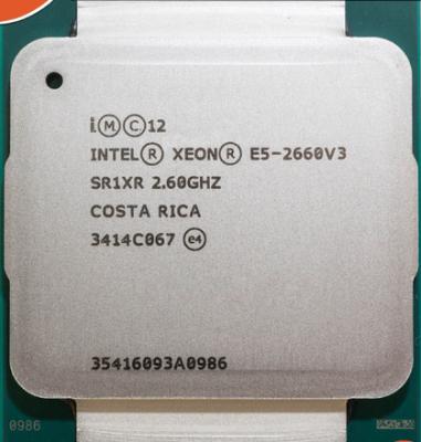 China 3300 MHz E5 - 2660v3 Intel Xeon 10 Core Processor 25MB 26 Clock Multiplier for sale