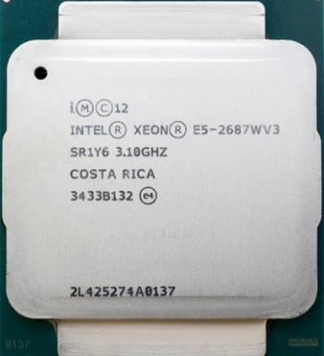 China 10 Core Intel Xeon CPU E5 - 2687W v3 3.10GHz 25MB SR1Y6 Step Code 160 W TDP for sale