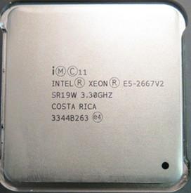 China 22nm Intel Xeon E5 2600 v2 3.30 GHz E5 2667 v2 5 GT / s DMI 33 Clock multiplier for sale