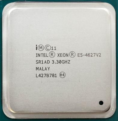 China SR1AD 8 Core Intel Xeon 3.3Ghz E5 4627 v2 16M 130 W TDP 33 Clock Multiplier for sale