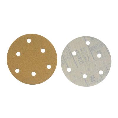 China Factory Directly Selling Around 80-800 Sand Paper Metal Polishing 5in Sanding Disc for sale