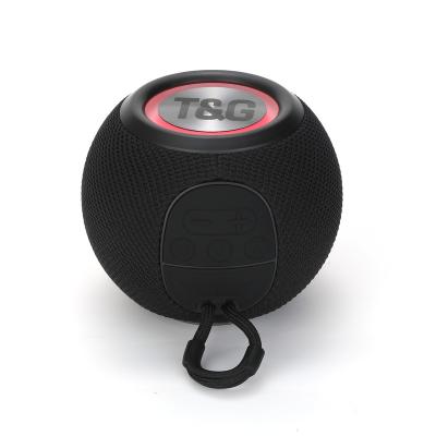 China Wireless Hot Selling Mini Portable Bluetooth Wireless Speaker TG337 with colorful LED RGB light for sale