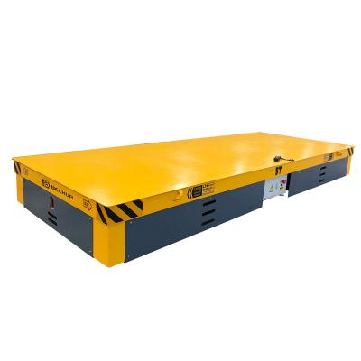 China Electric heavy duty transfer vehicle machinery repair shops flat car multifunctional trackless platform for sale