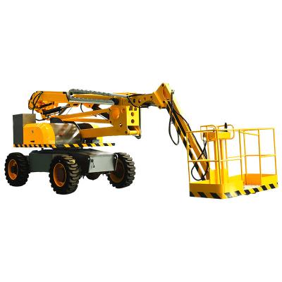 China Electric Hydraulic Diesel Crank Lift Arm Lift Aerial Work Construction Lifting Platform Equipped Platform for sale