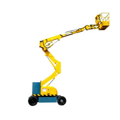 China Hotels Diesel Engine Crank Arm Aerial Work Platform Platform Crane Lifting Equipment for sale