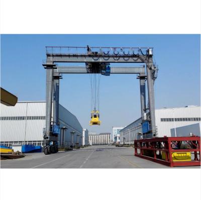 China Heavy Port Electric 50 Ton RMG Container Gantry Crane 40 Port Gantry Crane Rail Mounted Double Beam Crane Price for sale