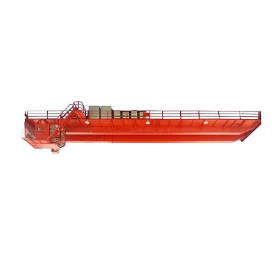 China Bridge Crane STRATEGY Overhead Exploration Proof Crane 3.2 5 10 50 Ton Electric Remote Control Double Girder Mobile Bridge Crane With Electric Crane for sale