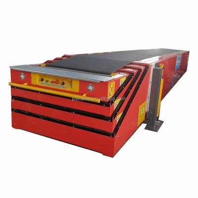 China Fire Resistant Shuangqi Lifting Telescopic Belt Conveyor Truck Loading Conveyor for sale