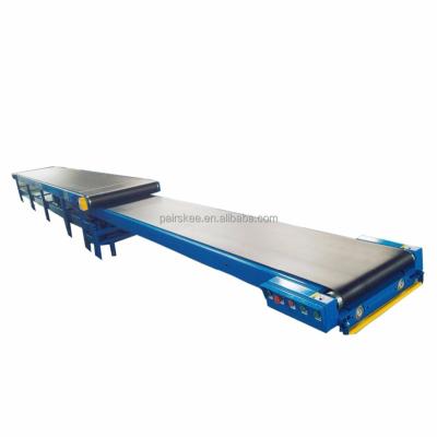 China Suction-Fire Resistant Belt Conveyor Loading Unloading Truck And Container Transfer Conveyor Steel And Transimission Rubber Material Industry for sale