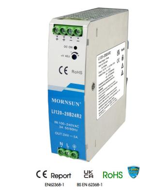 China 120W AC DC Din Rail Power Supply Industrial Control Power Supply for sale