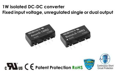 China 24VDC To 12VDC DC DC Converter Module 3.3VDC 9VDC Single Or Dual Output for sale