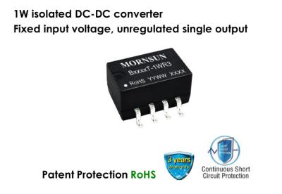 Китай Модуль нерегулированное 12VDC 1W электропитания модуля конвертера DC DC SMD одновыходовой продается