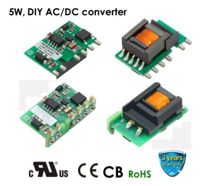 China High Efficiency 5W AC DC Converter EN62368 Multi Application Flexible Layout for sale