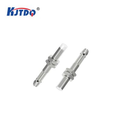 China Universal KJT M8 NPN PNP 2 Wire NO NC High Temperature Inductive Sn 1/2mm Proximity Sensor Connector for sale