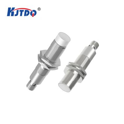 China Universal KJT M18 NPN PNP 2 Wire NO NC High Temperature Inductive Sn 5/8mm Proximity Sensor Connector for sale