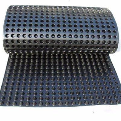 China 8mm Modern Waterproofing Plastic Dimple Drain Board Dimple Drain Board For Roof Garden for sale