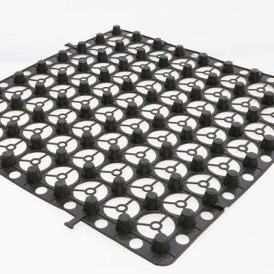 China Eco-friendly 10mm 20mm Size Dimple Drain Sheet Cell Drainage Board Waterproofing Membrane Mat For Roof for sale