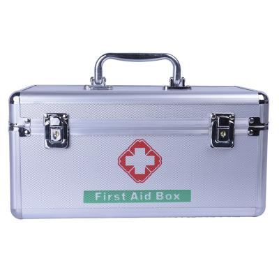 China Wholesale Large Capacity Storage Box Eco-friendly Aluminum First Aid Case For Household Use Kit Medical Tool Suitcase for sale