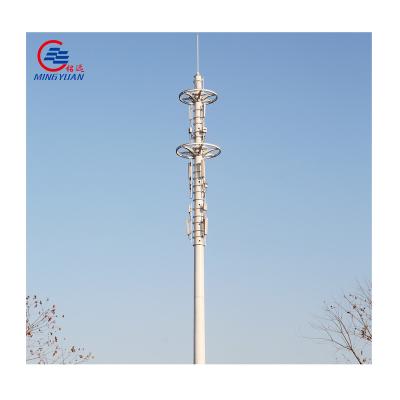 China High Quality Steel Pole Cell Phone Tower Mobile Telecommunication Tower for sale