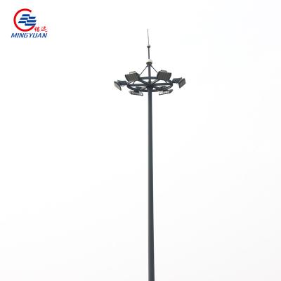 China Stadium 30m Hot Dip Galvanized High Mast Lighting Pole for sale