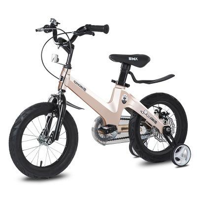 China Rear Aluminum Alloy Integrated Body Children's Bicycle Magnesium Alloy Disc Brake 12-18 Inch Magnesium Alloy Children's Bicycle for sale