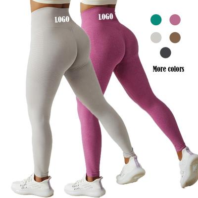 China High Proof Breathable Sporty Squat Fitness Clothing Tummy Control Waist Gaiters Yoga Pants Plus Size Women's Gaiters for sale