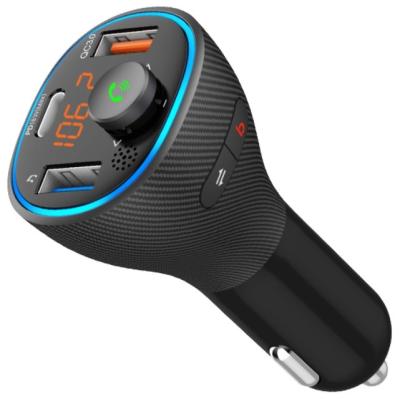 China Directional Car Phone Chargers Bluetooths Car Chargers Five-Way Button FM Transmitter Car Kit Handsfree Car MP3 Player for sale