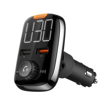 China Dual USB Car Stereo Charger Adapter Music MP3 Player Car BT Kit Handsfree FM Transmitter for sale