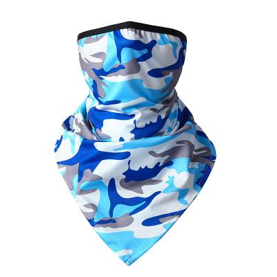 China Multifunctional Luxury Designer New Styles Multicolor Camouflage Breathable Silk Bandana Recycling Scarf for sale