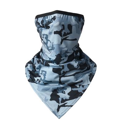 China Multi-Functional Luxury Luminous Color Protective Bandana Custom Sun Designer Silk Scarf For Unisex for sale