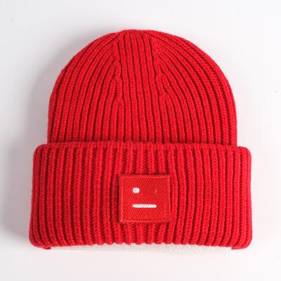 China JOINT Winter Plush Hot Selling Unisex Couples Knit Hat Keep Beanie Hat For Adult Knitted Warm for sale