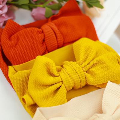 China Casual Girls Shapes Headband Small Elastic Baby Bow Hairbands Bows for Girls Children Kids Hair Accessories Headbands for sale