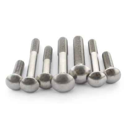 China High quality stainless steel square neck bolts 304full mushroom head stainless steel m8 carriage bolt for sale