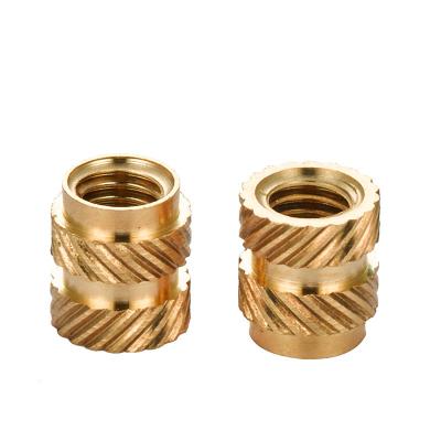 China Heavy industry custom selve tapping m4 m10 thread plastic knurled brass insert nut hot melt inset nuts for sale